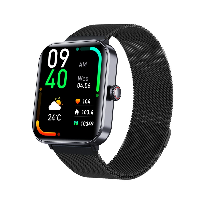 Умные часы 2024 F57pro с мониторингом кислорода в крови и Siri, голосовая набора号码, информация и обновления
