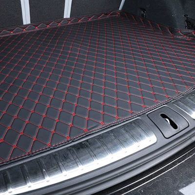 Suitable for Porsche car trunk Trunk Mat - 111-black-red-line-vehicle-model-year-please-leave-a-message-for-customer-service-after-placing-your-order