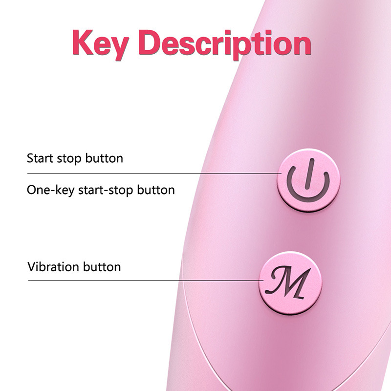 Double headed Multi frequency Strong Earthquake Scream Vibration Rod Stimulating Honey Bean G-spot Adult Sex Products_voghion.com