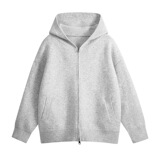 2026秋季圆领长袖针织开衫腈纶材质透气功能宽松版型罗纹底摆，男装针织衫/毛衣，星座614