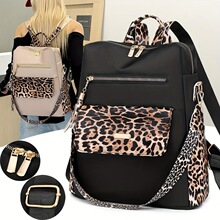 E 95318 Fringe Leopard Backpack ���ձ���˫��� �羳��Ӧ