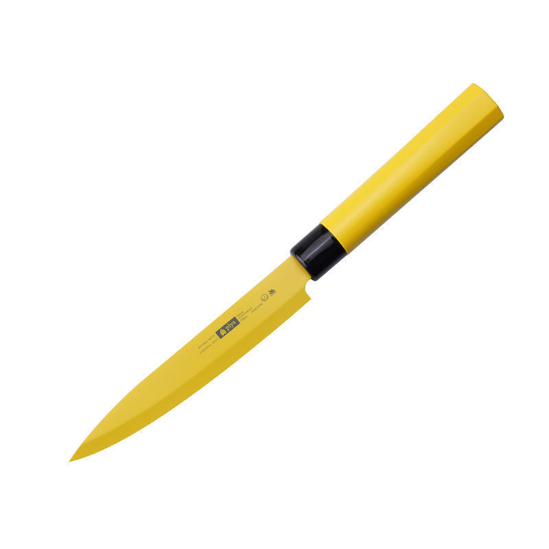 Cuchillo de acero inoxidable cuchillo de cocina afilado cuchillo de corte con cuchillo de frutas red red doméstica combinación de cuchillo multipropósito para mujeres