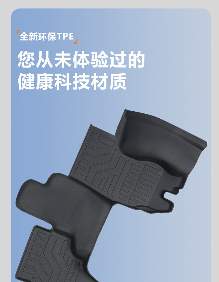 Suitable for Iveco Daily front row 11-26 models, full coverage interior accessories, TPE car floor mats, interior modification