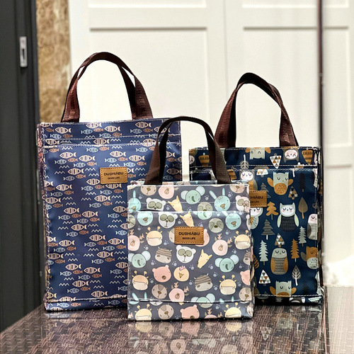 Running new waterproof lunch bag, work portable lunch box bag, snack bag, student tutoring bag, file bag, mommy bag