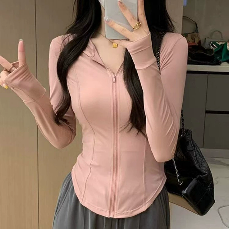 Защита от солнца одежда, летняя дышащая куртка, slim fit, защита UV