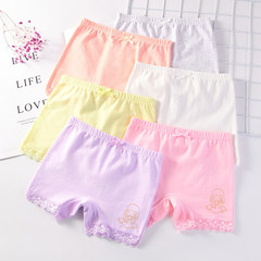Girls' Safety Underwear Summer Thin Cotton Knit Children's Pajama Bottoms for Girls Safe Pants Baby Lining Shorts