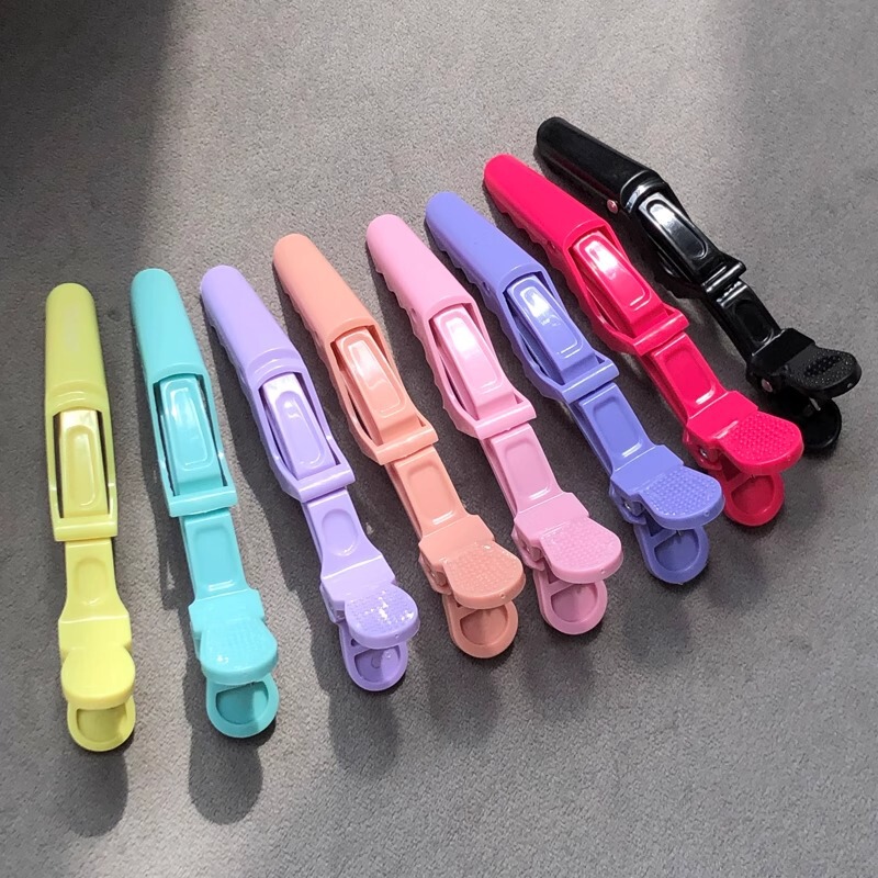 Hairdressing Seamless Hair Clip for Hairdressers and Makeup Artists, Bangs Duckbill Crocodile Hairpin Side Positioning Clip