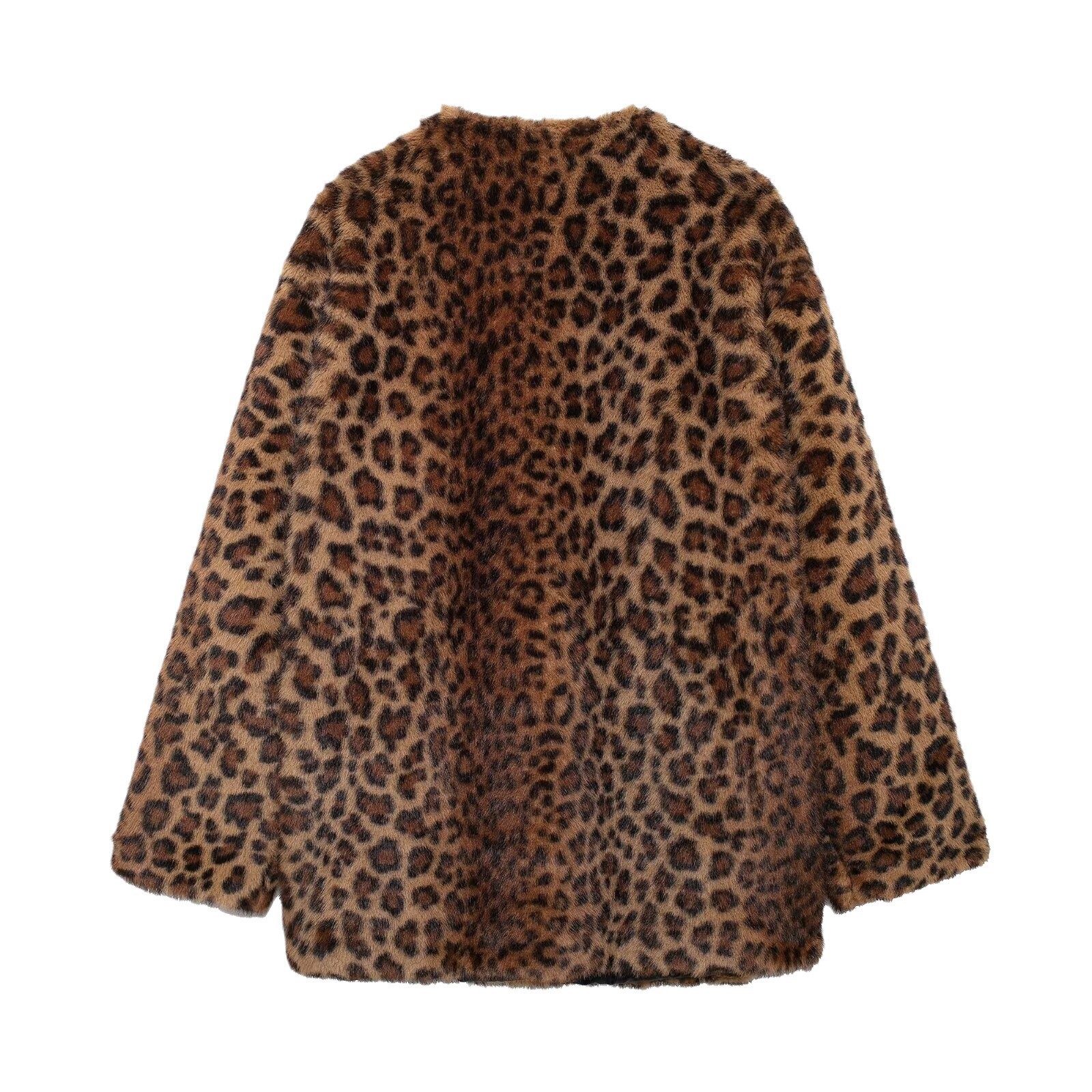 Women's Clothing leopard print artificial fur women_voghion.com