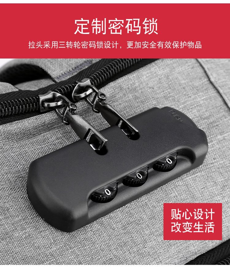 Backpack with large capacity and high-end feel, men's high-end feel, laptop bag, casual business travel bag undefined