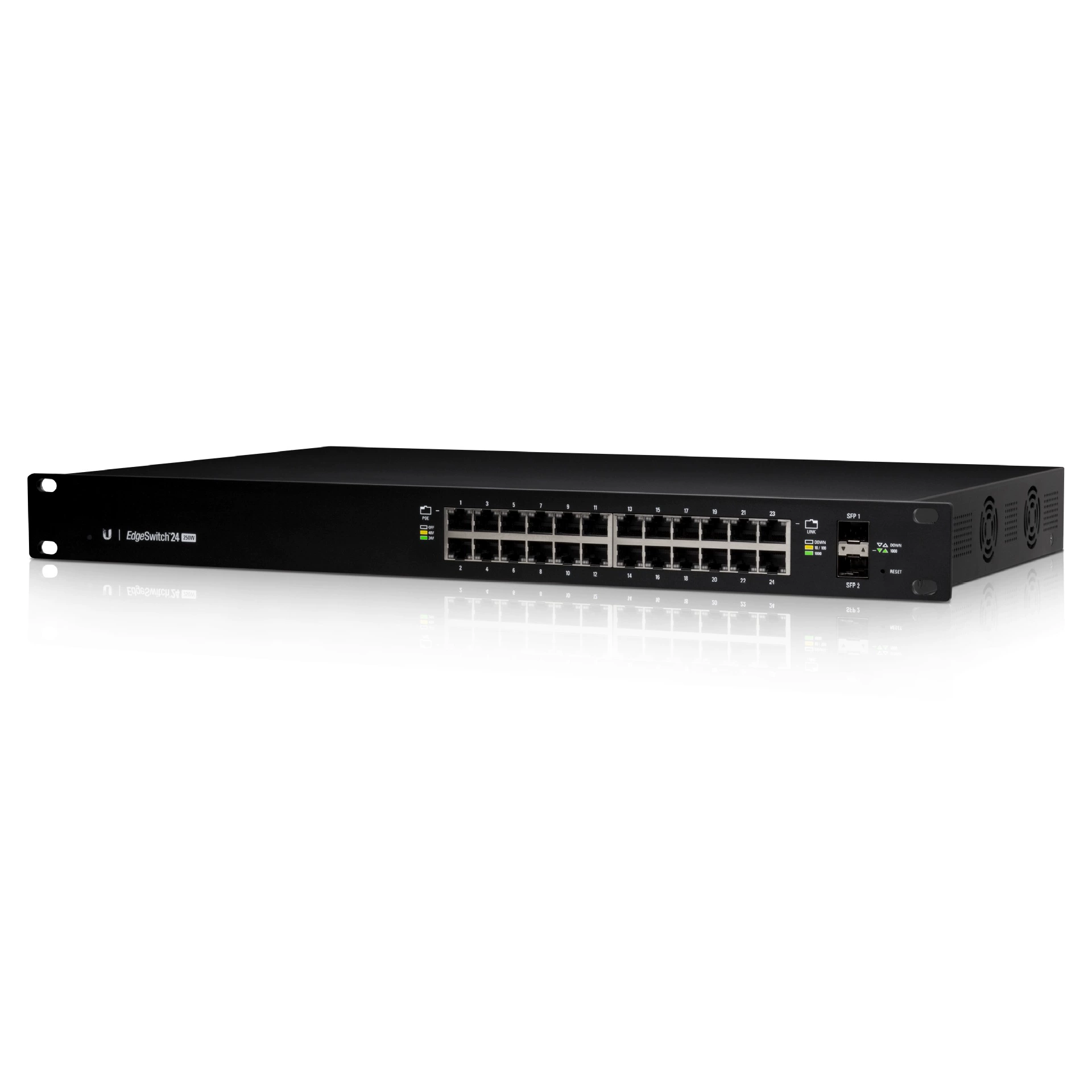 UBNT Ultra-fast EdgeSwitch ES-24-250W, 24-портовый PoE-коммутатор с поддержкой 802.3af/at