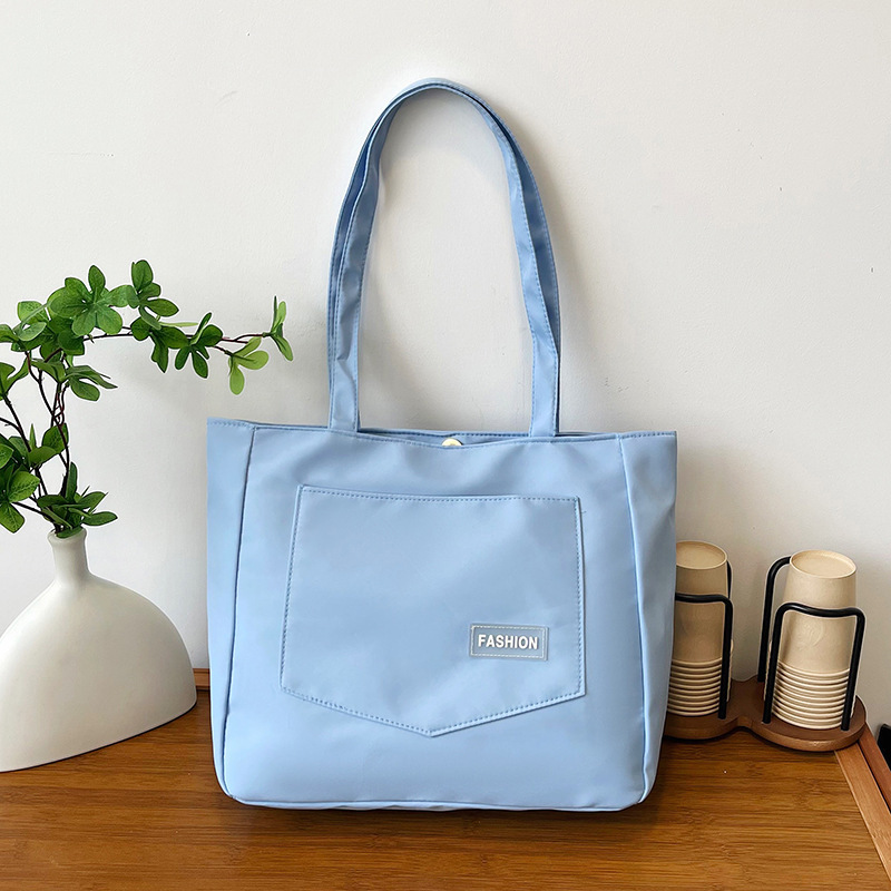 Oxford Cloth Bag Summer Literary Student Handbag 25 Years New Large Capacity Single Shoulder Hand Bag Versatile Tote Bag Oxford Cloth Bag Summer Literary Student Handbag 25 Years New Large Capacity Single Shoulder Hand Bag Versatile Tote Bag