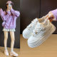 Ins Korean Style New Torre Shoes Women's 2025 Spring Student Sports Running Shoes Casual Shoes Thick Sole Height Increase Y9952