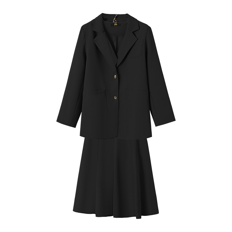 Abbigliamento donna catties taglie forti abbigliamento donna grasso mm giacca gilet gonna abito tre pezzi professionale casual temperamento_voghion.com