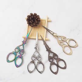 复古剪刀美容剪双喜剪刀 日系欧式 复古铁艺工艺剪刀 葫芦剪