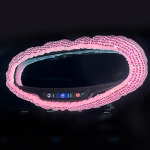 Suministro transfronterizo de diamantes de imitación completo diamante coche retrovisor espejo cubierta diamante-incrustado coche de moda interior espejo retrovisor cubierta interior