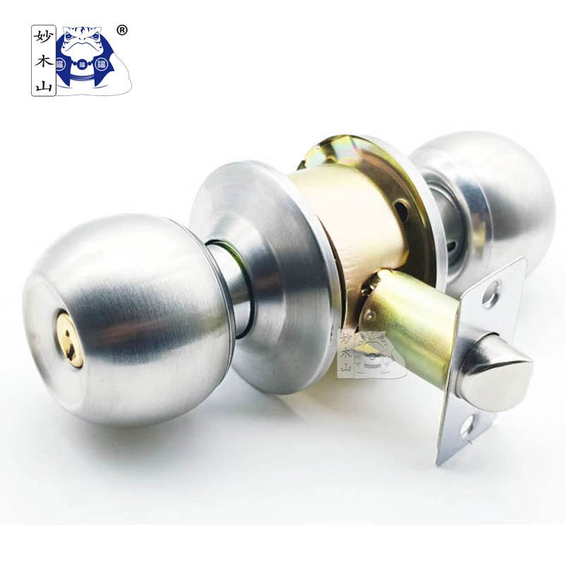 Фабрика прямых продаж из нержавеющей стали шаровой замок 587 межкомнатный замок шаровой замок для спальни деревянный замок двери экспортируется в страны Юго-Восточной Азии
