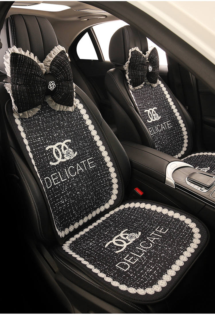 Luxury and stylish car seat cushion, no need to tie, non-slip, does not block airbags, suitable for all seasons, popular online model