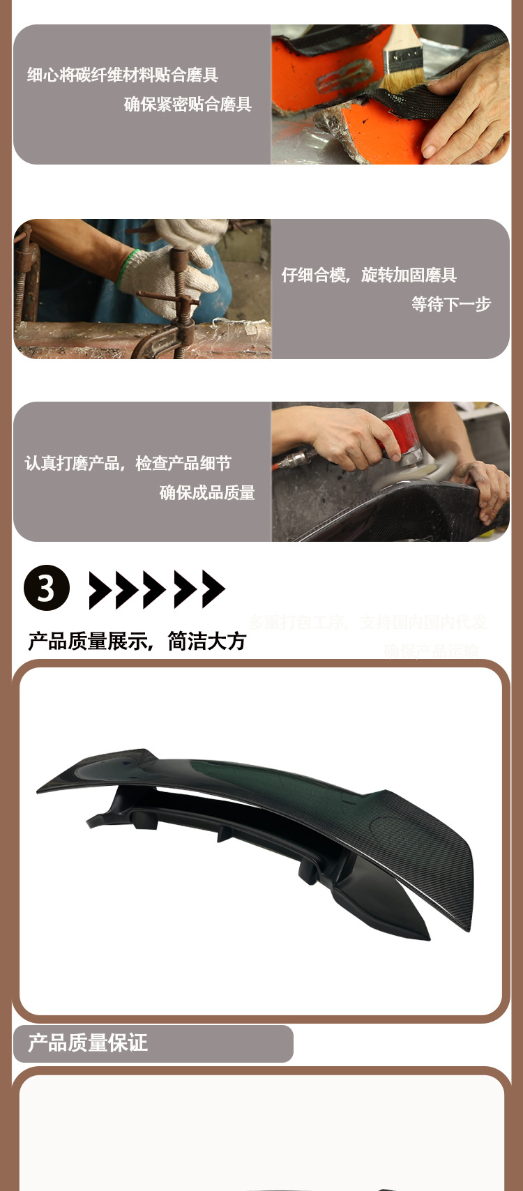 Applicable to Porsche 911/992SD semi-carbon fiber tail wing Wing wing spoiler between 2019 and IN
