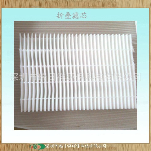 深圳折叠滤芯空气新风滤网过滤网熔喷過濾網圆形小型高效吸尘器