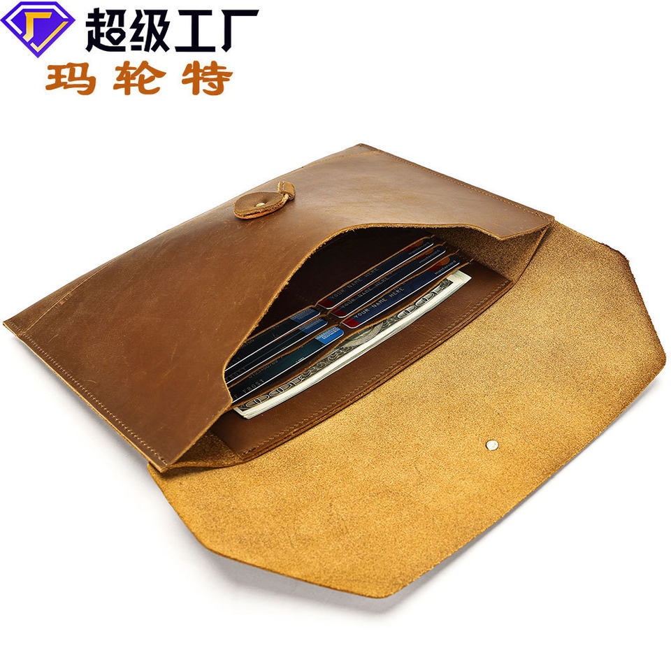 Túi cầm tay nam da bò thật cao cấp đựng tài liệu và máy tính bảng 9 inch — Màu cà phê, Màu cà phê đậm