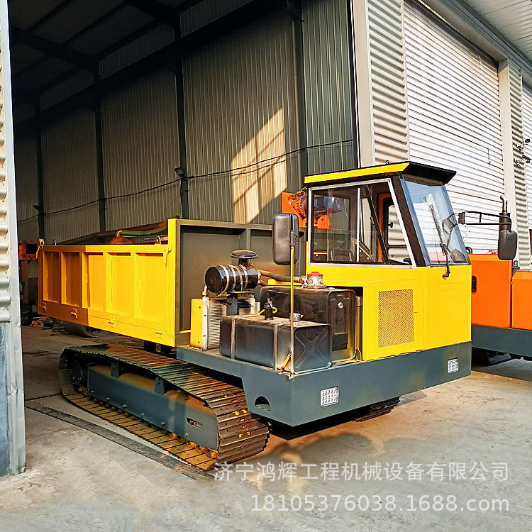 厂家供应10吨实心轮钢制履带运输车 工程履带搬运车 全地形履带车