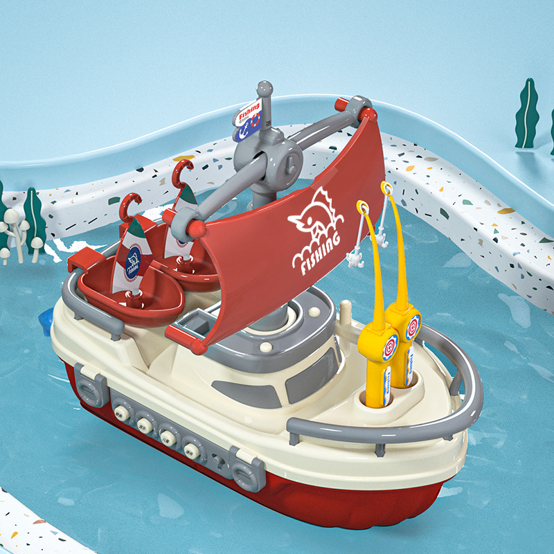 156-20C 전기 범선 낚시 플랫폼 레드