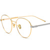 Ultra light two-color retro glasses, 2022 collection
