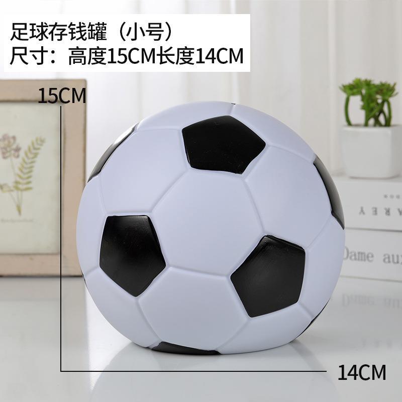 2023 creativo al por mayor fútbol alcancía baloncesto vinilo resistente a la caída niños alcancía estudiante regalo decoración del hogar