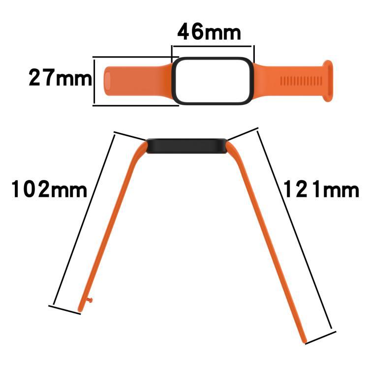 xDfind correa de silicona blando integral para pulsera de arroz rojo 2 / pulsera de Xiaomi 8 Active