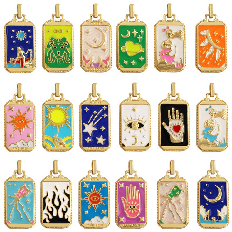 6g Weight Pendant Jewelry Making Type 15*30mm Jewelry Making Size Zircon Inlay Material DIY Jewelry Accessories Classification Hole 3~3.9mm Hole Size 1 Piece Quantity Copper Material Card Pattern Inlay Design Simple Style Style 1 Piece 15*30mm Hole 3~3.9mm Copper Zircon Card Pendant 2