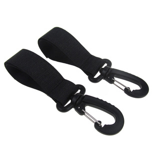 Universal baby stroller mummy bag accessories 360 degrees rotatable hook umbrella car Velcro hook in stock