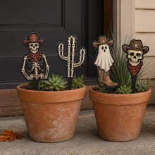 �羳��ƷSpooky Western Plant Stakes���������ֲ����»�԰׮