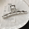 Hanger, hairgrip, universal metal advanced crab pin, hairpins, hair accessory, internet celebrity, high-quality style