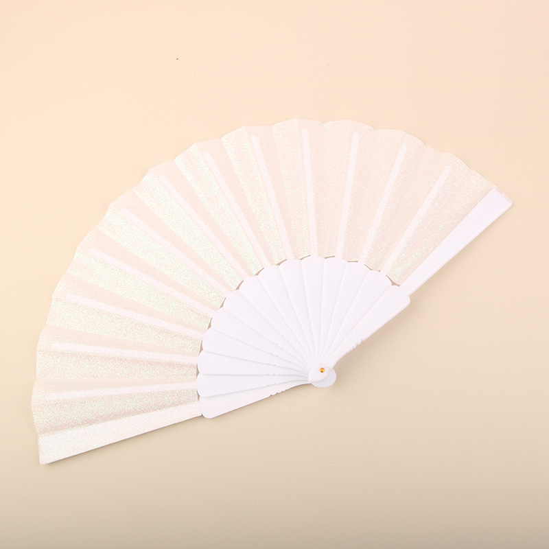 Abanico Plegable de Encaje de Plástico, Estampado, para Danza image 84