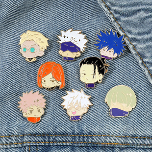Curse back to anime film and television q version brooch commemorative badge character clothing accessories leading needle