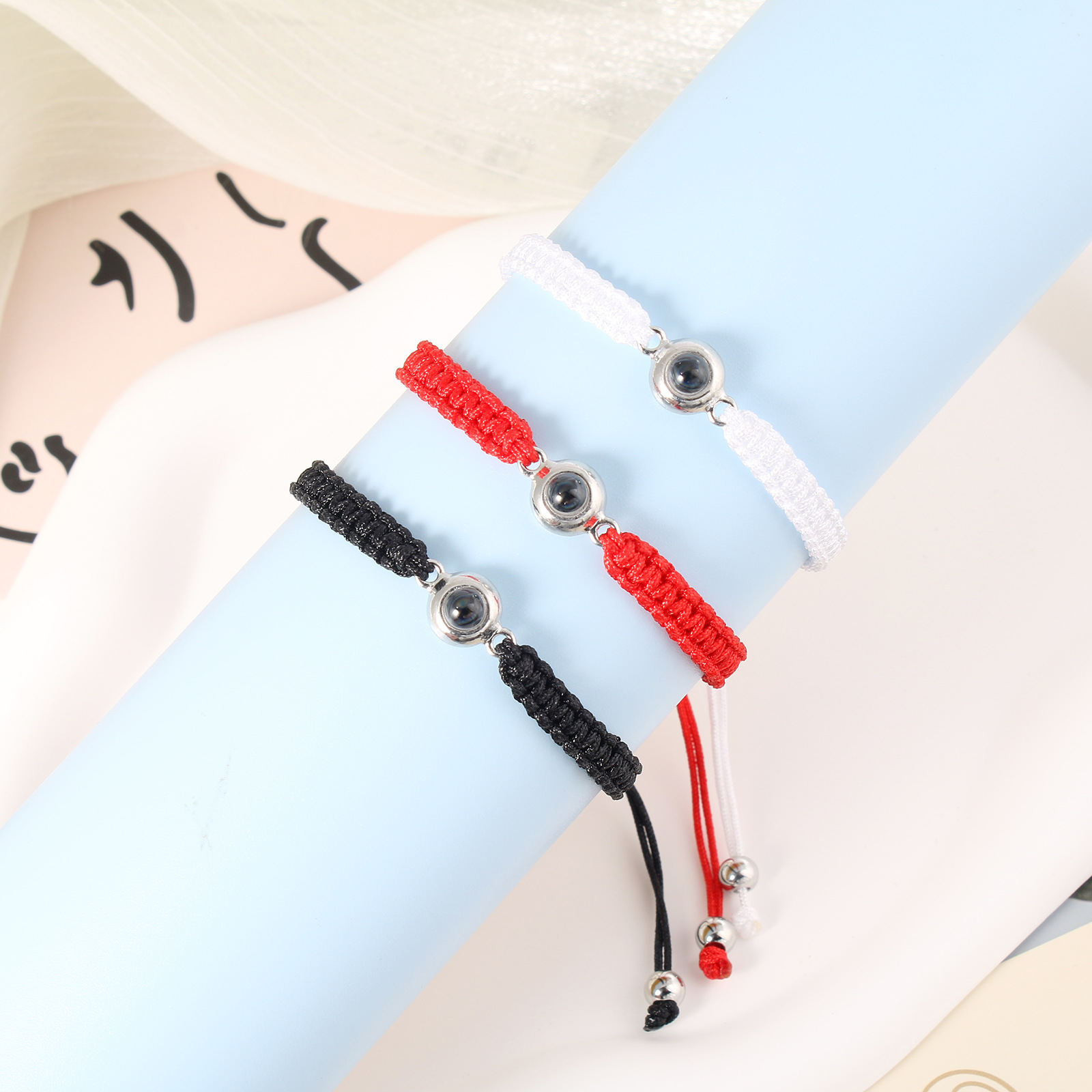 Simple Style Geometric Alloy Mixed materials Handmade Unisex Bracelets 1 Piece
