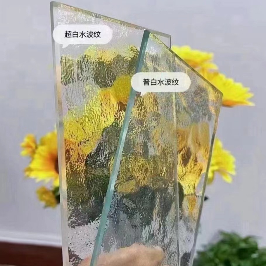 压花玻璃银波雨花琉璃香梨银霞海棠花钻石布纹水波纹金元油砂