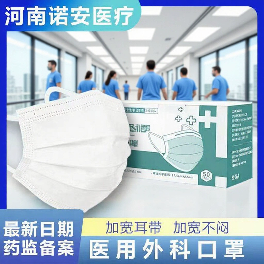 Медицинская хирургическая изоляционная маска, стерильная, трехслойная защита, белая, в индивидуальной упаковке, оптом от производителя