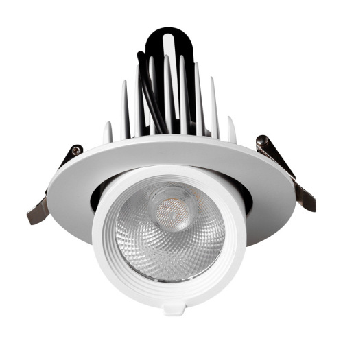 COB Elephant Trunk Lamp LED Wall Washing Spotlight Embedded Ceiling Lamp Home Shopping Mall Adjustable Angle Anti-Glare Spotlight Wholesale