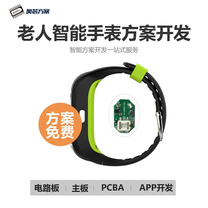 Precise bracelet for elderly, watch, geolocation function, measures blood pressure, tracks heartbeat