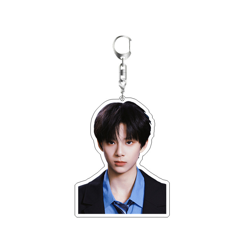 Tf Family Wang Lujie, Zuo Qihan, Chen Sihan, Chen Junming, Yang Bowen, Li Yudong Keychain Acrylic Id Photo