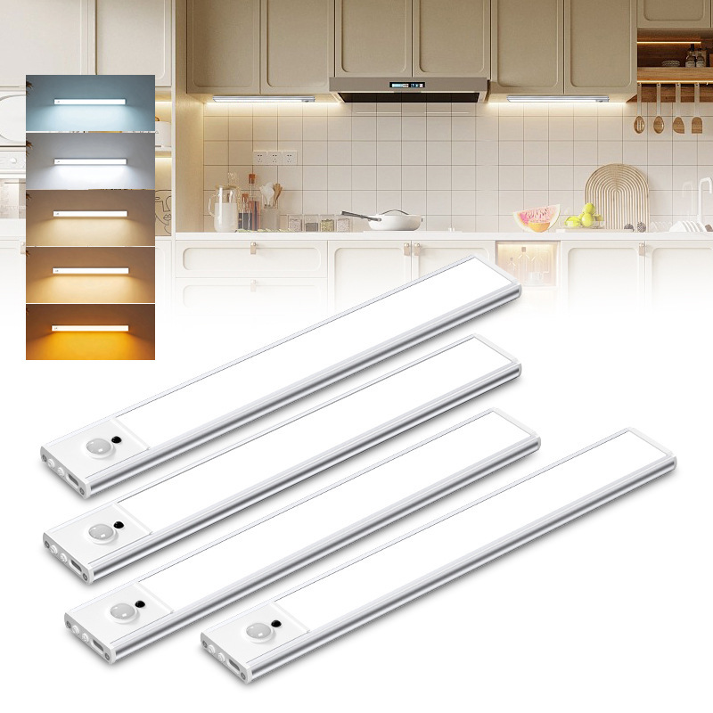 Guangdong Free Shipping Stair Step Sensor Light 1000Mah Under-Cabinet Rechargeable Light No Wiring Required Magnetic Led Light