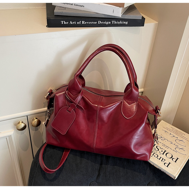 Bolso de mano de gran capacidad para mujeres 2026 nuevo retro alta sensación bolso de almohada de viaje mochila casual bolso especial image 8