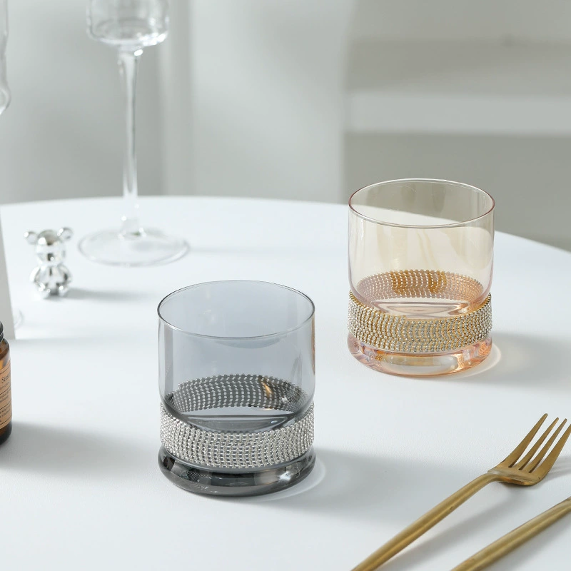 Cocktail crystal wineglass