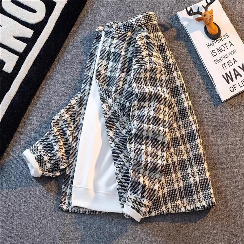 Autumn Chic Plaid Men's Jacket