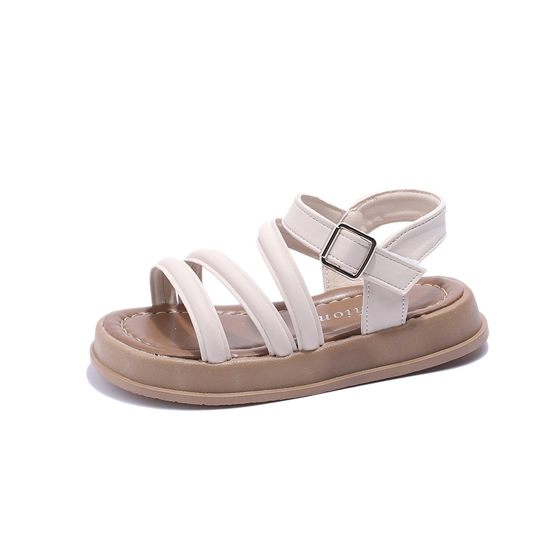 Sandalias para niñas 2025 nuevos zapatos para niños, suela suave, zapatos de playa ligeros, sandalias casuales de todo fósforo para niños grandes y niñas image 7