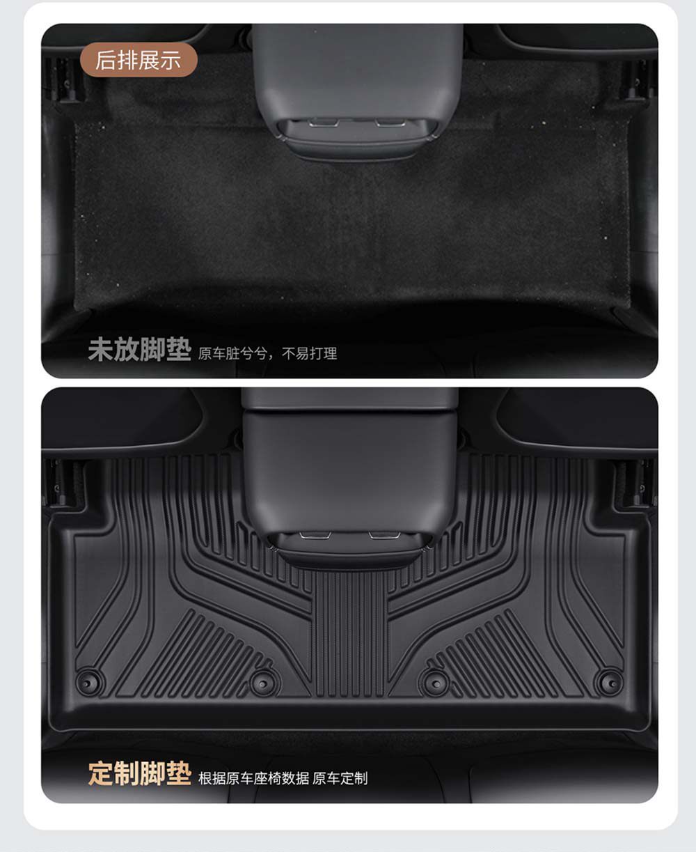 Tpe Car Floor Mats Byd Song Plus Dmi Semi-Enclosed Plus Ev Carpet 21-25 Models High-End Starry Sky Carpet