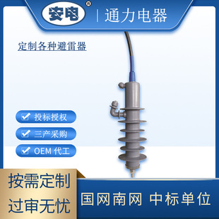 Tightening Rod Lightning arrester external clearance line lightning arrester lightning protection equipment full force HY5CJ-17/45.6
