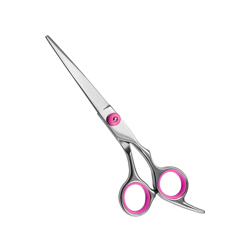 Tijeras para el cabello Tijeras para el cabello Tornillo blanco de 6 pulgadas Tijeras planas Tijeras para dientes Niños adultos para el hogar Tijeras para el cabello
