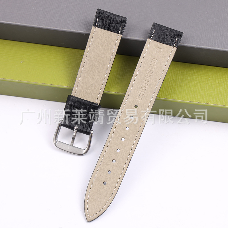 [Venta directa de fábrica] correa de reloj de cuero de ternero aguja de correa de reloj de pulsera de reloj general de cuero de vaca suave aguja al por mayor transfronteriza